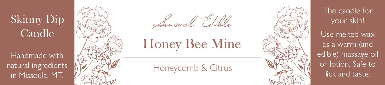Sensual Edible Candle 4oz (Honey Bee Mine)