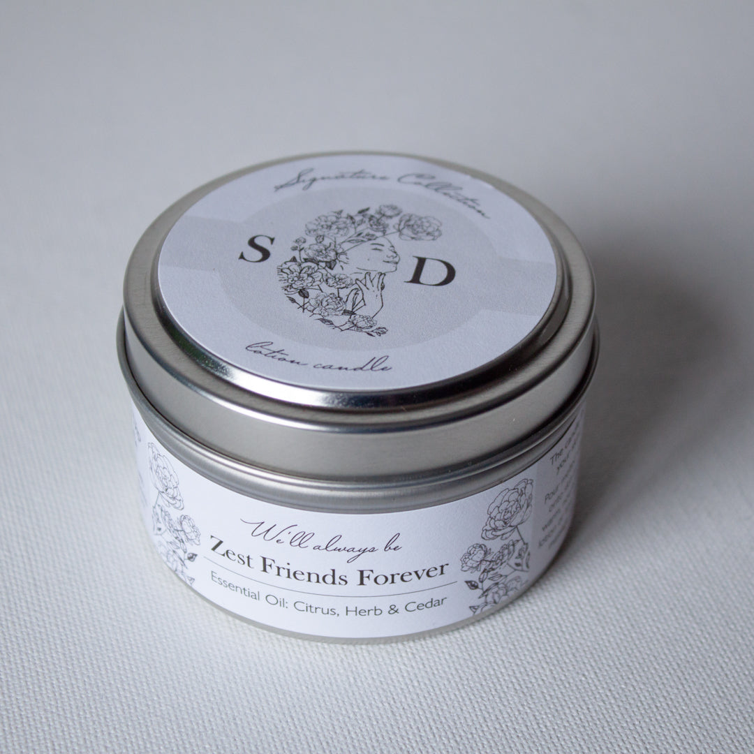 Skinny Dip Candle 4oz (Zest Friends Forever EO)